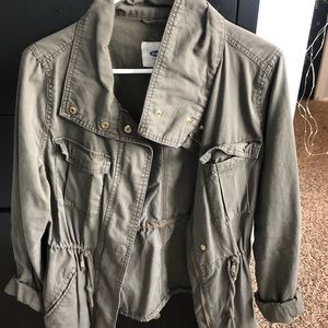 Army green jacket